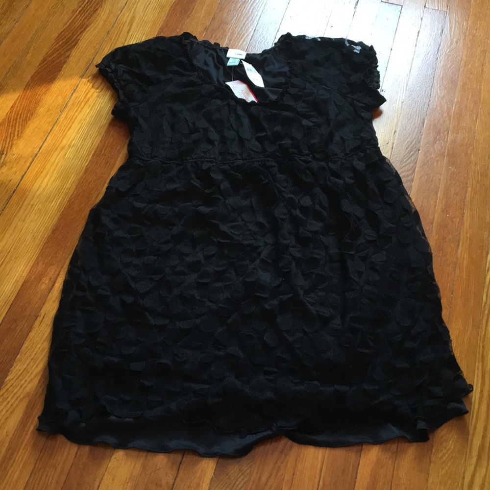 XL black Motherhood maternity dress